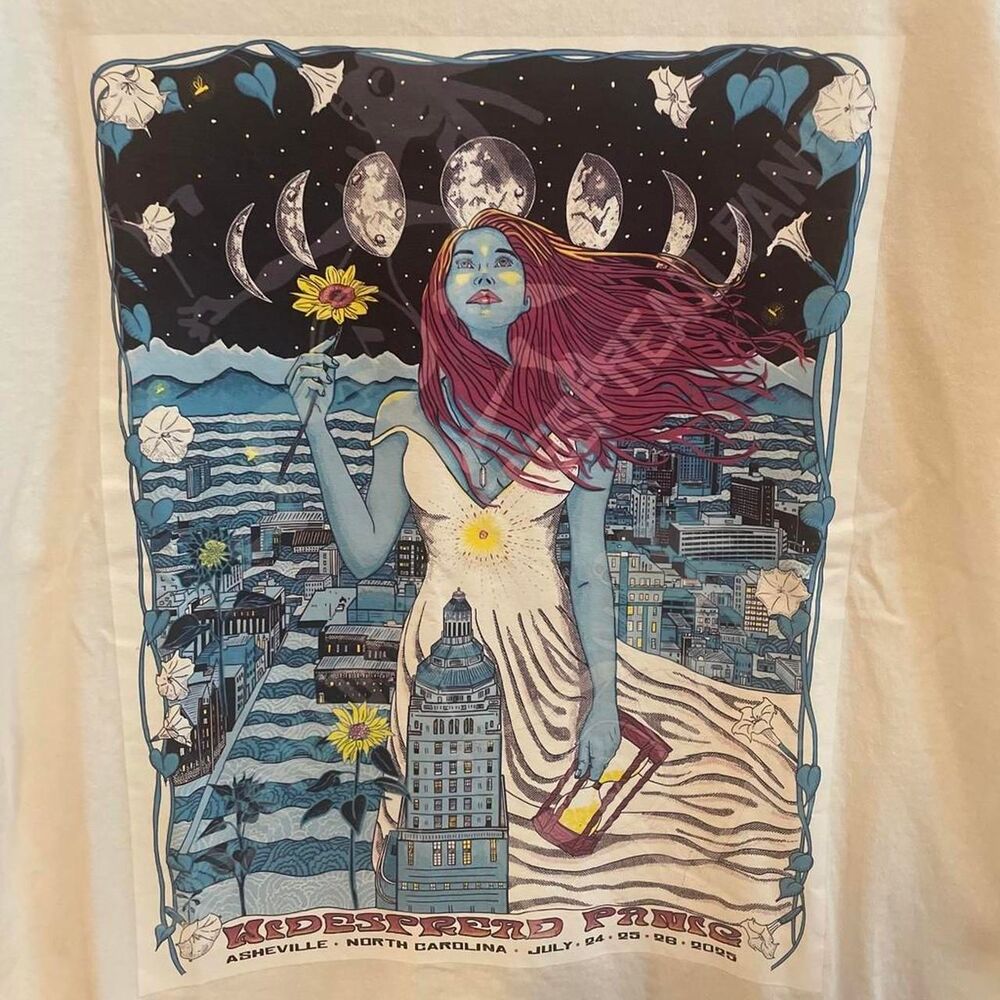 Widespread Panic 2025 Asheville North Carolina Concert Tee